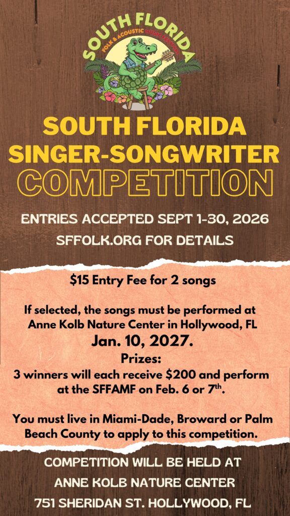 SFFAMC South Florida Songwriter